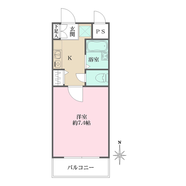 サテライト芦屋宮塚の間取図