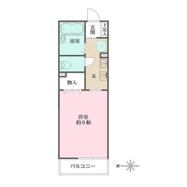 ジュネス仁川の間取図