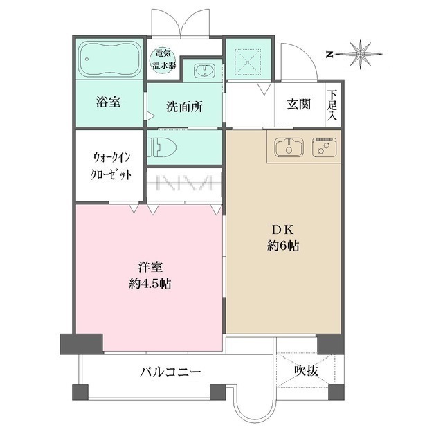チェリービュウ芦屋川の間取図