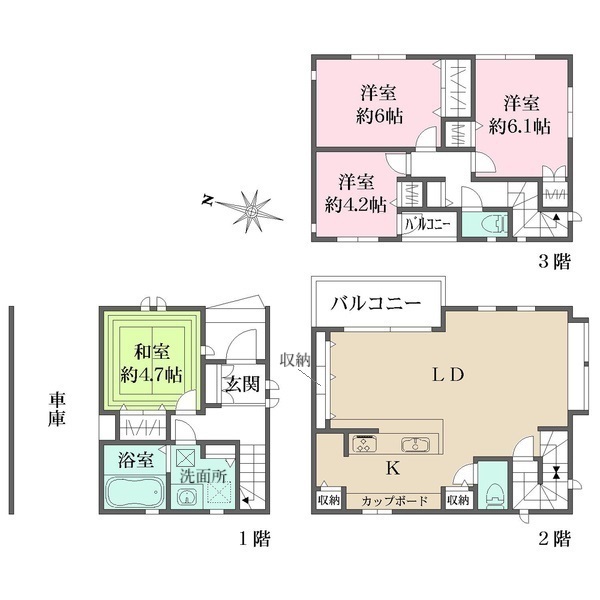 フィロ・ステファニ芦屋Ｉの間取図