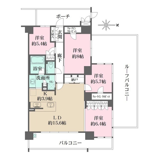プレミスト西宮北口ザ・レジデンスの間取図
