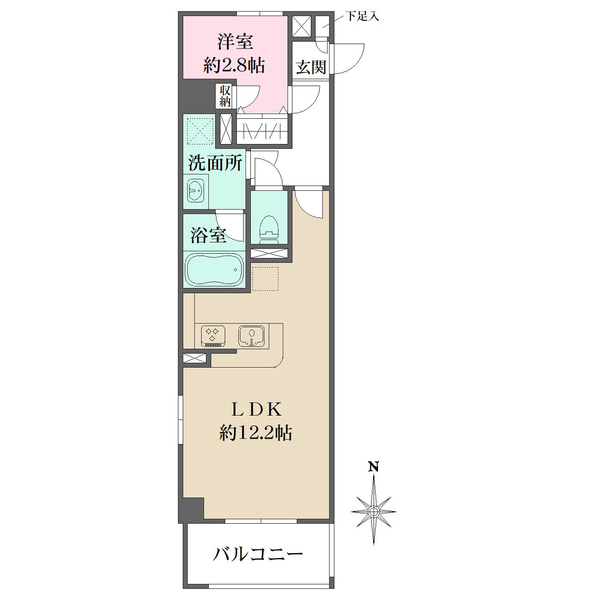 Villa　Viola　西宮北口の間取図