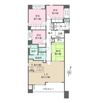 アーバンビュー甲子園口北町の間取図