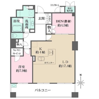 ジオタワー西宮北口の間取図