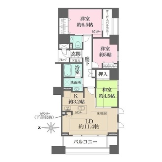 プレミスト西宮北口の間取図