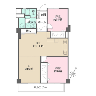 芦屋アーバンライフの間取図