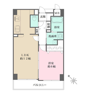 芦屋コンチェルトの間取図