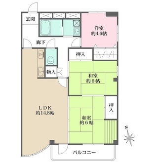 エムテ甲子園の間取図
