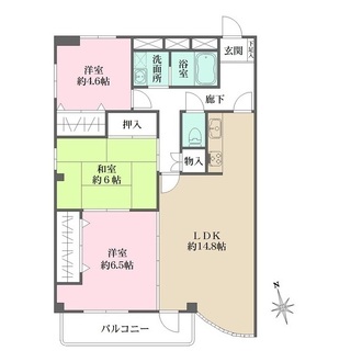 エムテ甲子園の間取図