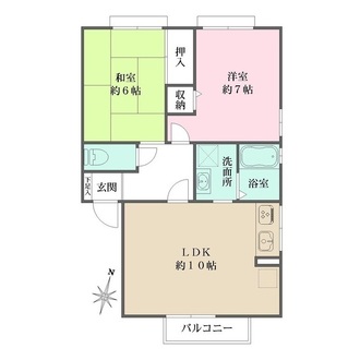 コンフォ大寿Ａ棟の間取図