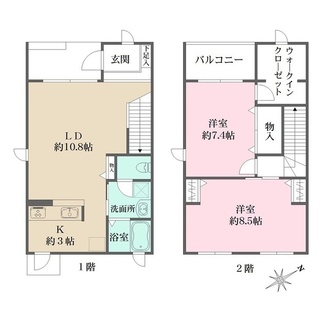 シャーメゾン北夙川　A棟の間取図