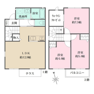 シャーメゾン豊楽　C棟の間取図