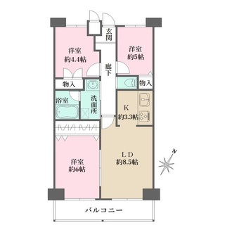センチュリーハウスの間取図