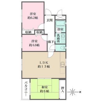 セーフィールドの間取図
