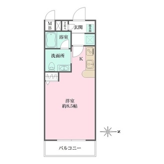 フロンティア甲子園口の間取図