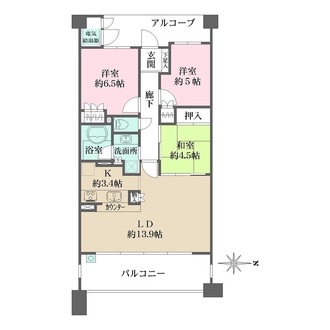 フロントレジデンス西宮北口の間取図