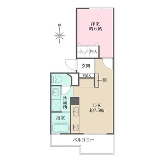 ヴィラ芦屋Ａ棟の間取図