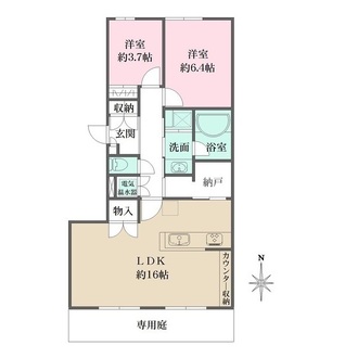 ハイツ芦屋の間取図