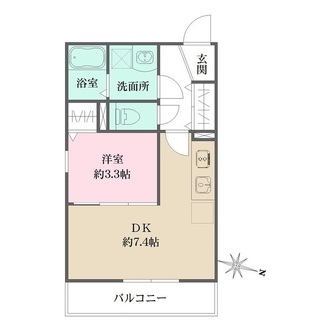 フジテラス甲東園の間取図