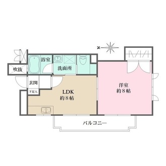 レジデンス・ミラ芦屋の間取図