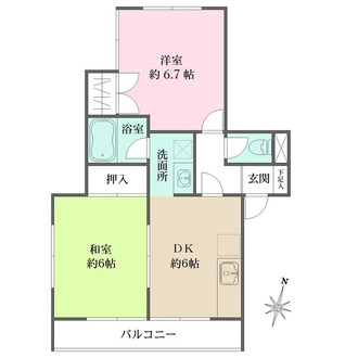 ル・ボアＩの間取図