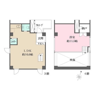 アルコーブ芦屋の間取図