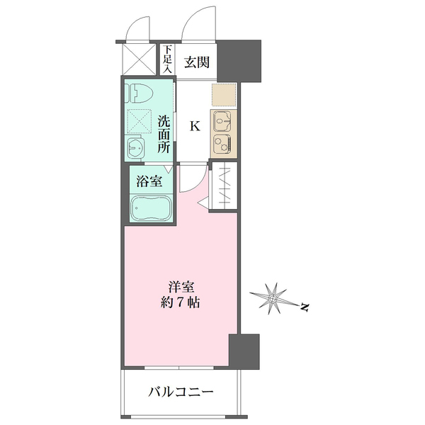 グルーブAriaトアロードの間取図