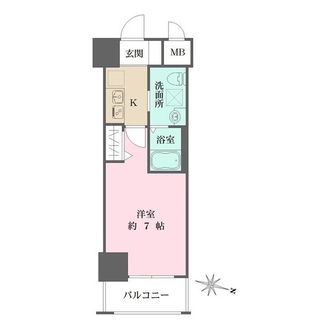 グルーブAriaトアロードの間取図