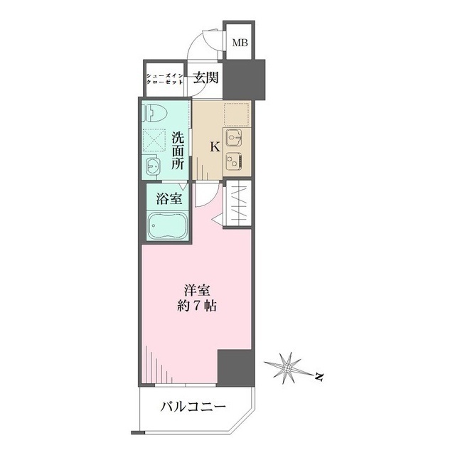 グルーブAriaトアロードの間取図