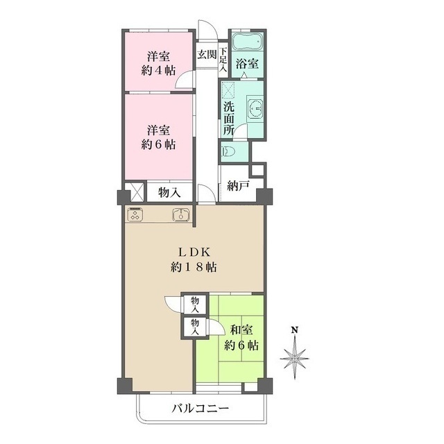 住吉アーバンライフの間取図