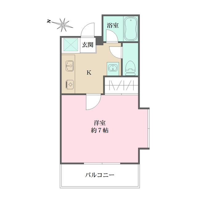 ハイツ・ローズマリーの間取図