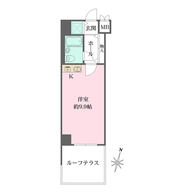 ハイム本山ギャラリーコートの間取図