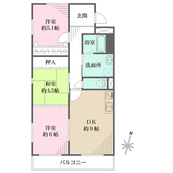 フェニックス本山の間取図