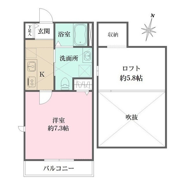 プリマneo神戸住吉の間取図