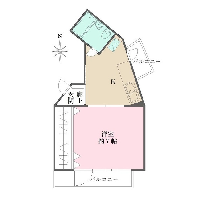 コスモハイツの間取図