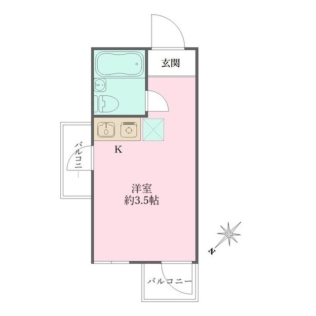 コスモハイツの間取図
