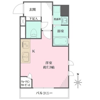 ＥＲ　ＣＯＵＲＴ王子公園の間取図