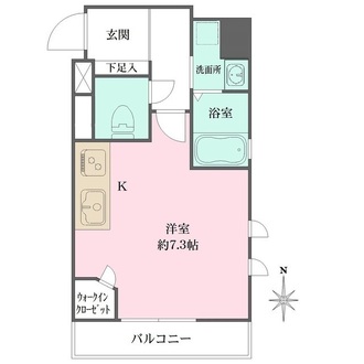 ＥＲ　ＣＯＵＲＴ王子公園の間取図