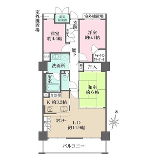 ＫｉＬａＬａ住吉の間取図