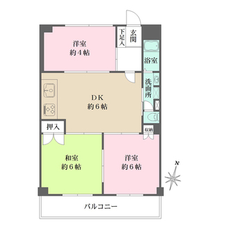サンライフつちやの間取図