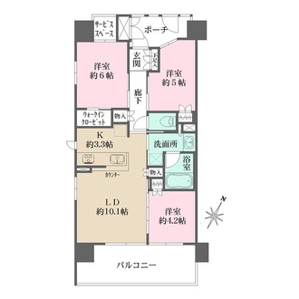 ジオ六甲道レジデンスの間取図