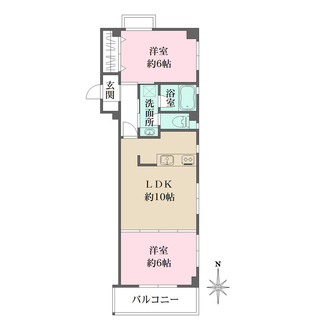 東灘プレイスの間取図