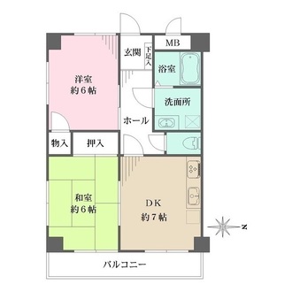 本山レジデンスの間取図