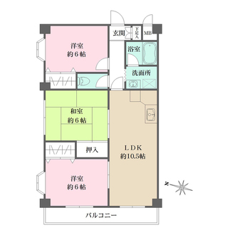ルミナス御影の間取図