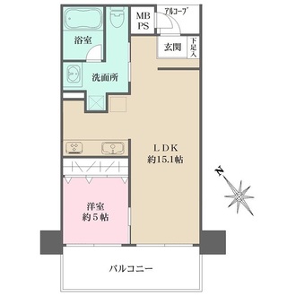 ワコーレ神戸元町アクシアの間取図