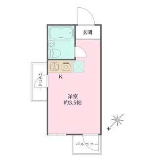 コスモハイツの間取図