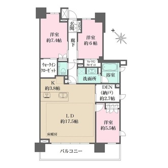 アトラス六甲の間取図