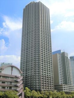 晴海アイランドトリトンスクエア　ビュータワーの外観