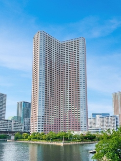 芝浦アイランド　ケープタワーの外観