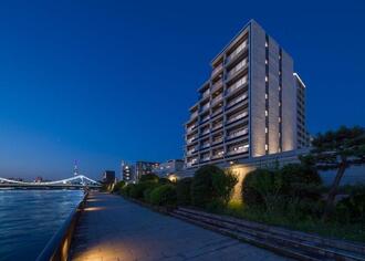 ＯＲＳＵＳ清澄白河リバーフロントの外観